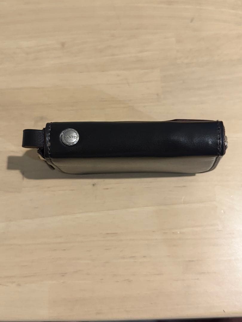 ganzo AVON（エイボン）　ラウンドファスナー　キーケース　ダークブラウン