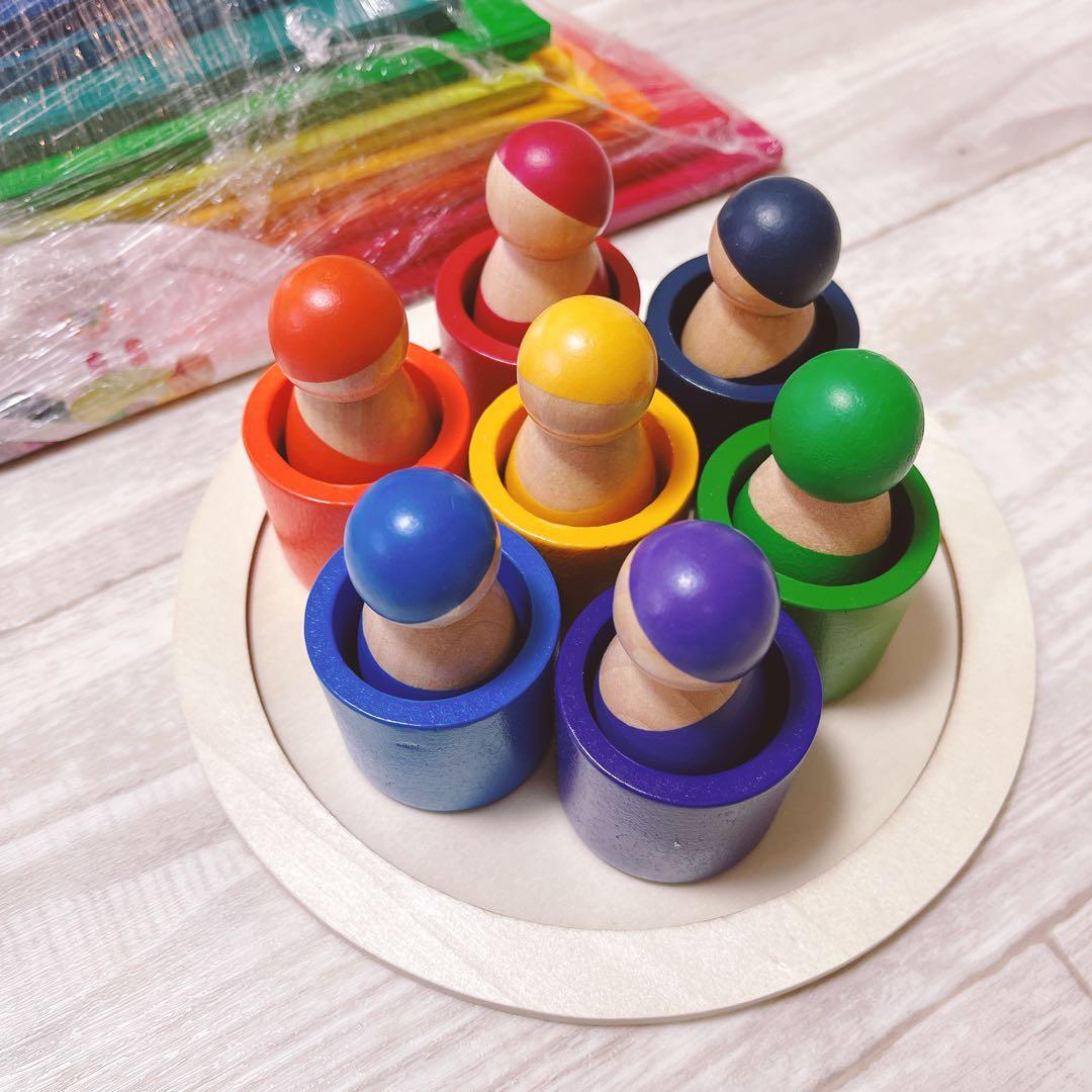 グリムス社レインボーアーチ　レインボーセミサークル　カラフルフレンズ3点