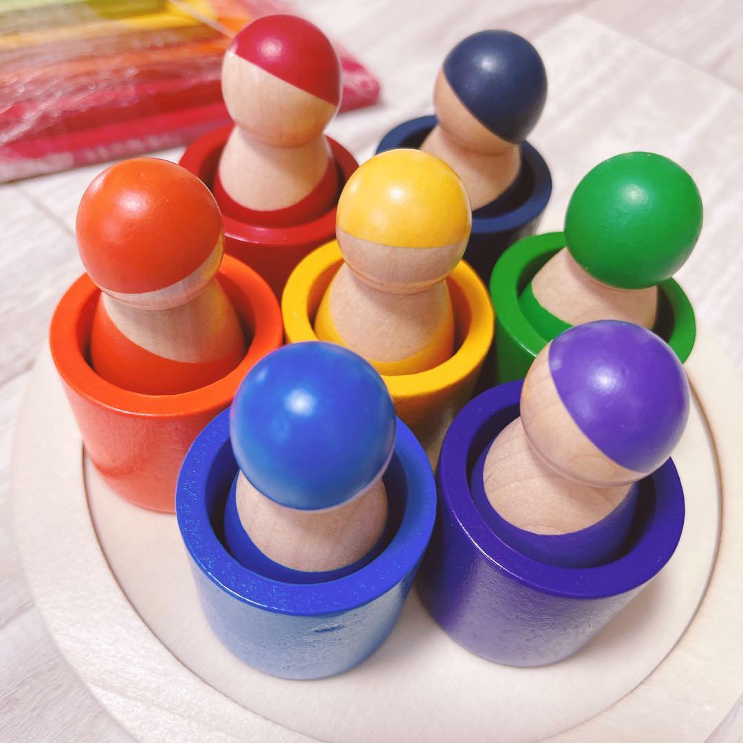 グリムス社レインボーアーチ　レインボーセミサークル　カラフルフレンズ3点