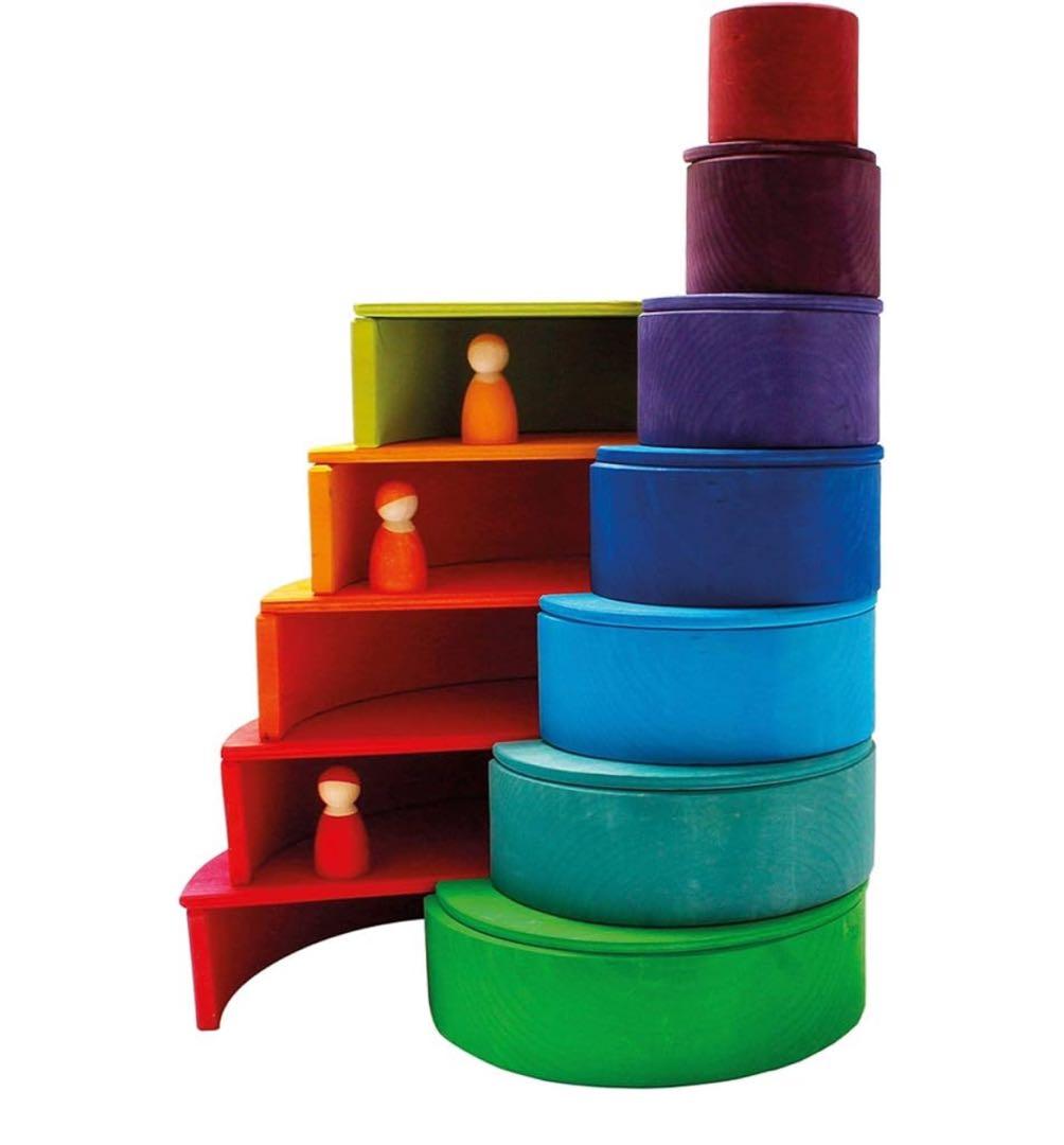 グリムス社レインボーアーチ　レインボーセミサークル　カラフルフレンズ3点