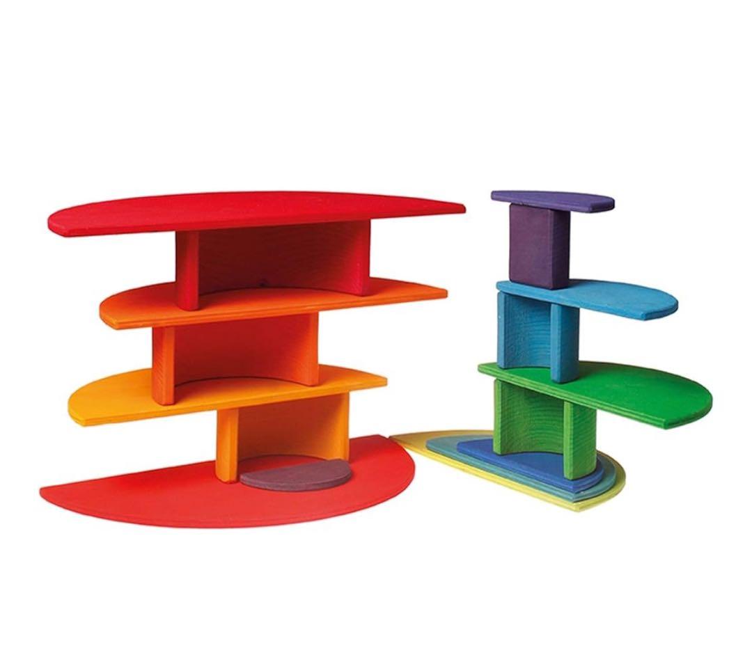 グリムス社レインボーアーチ　レインボーセミサークル　カラフルフレンズ3点