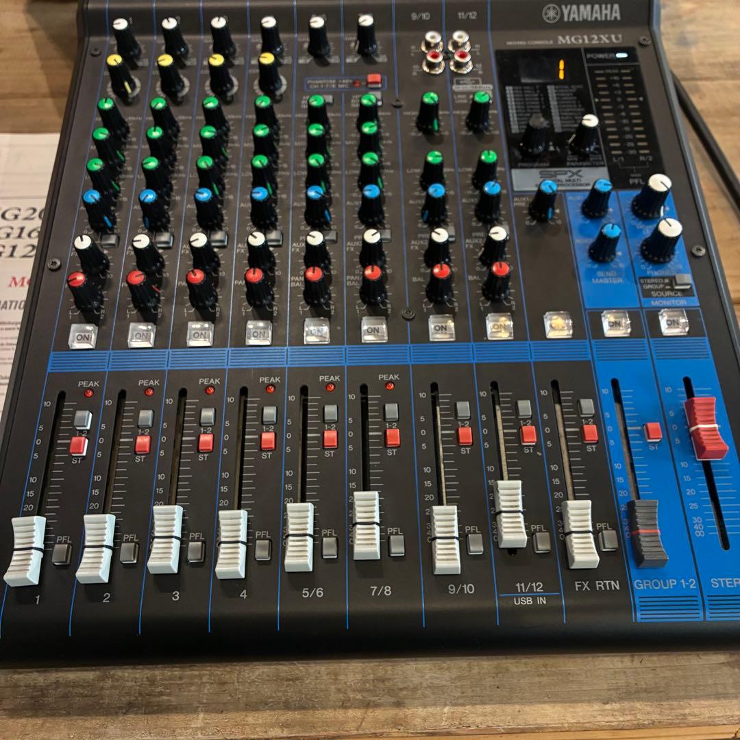 【即決可】YAMAHA MG12XU アナログミキサー(送料込)