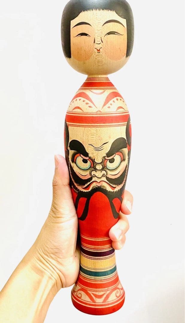 中古　こけし　人形　木製　日本　伝統　笹森淳一　Q コレクション