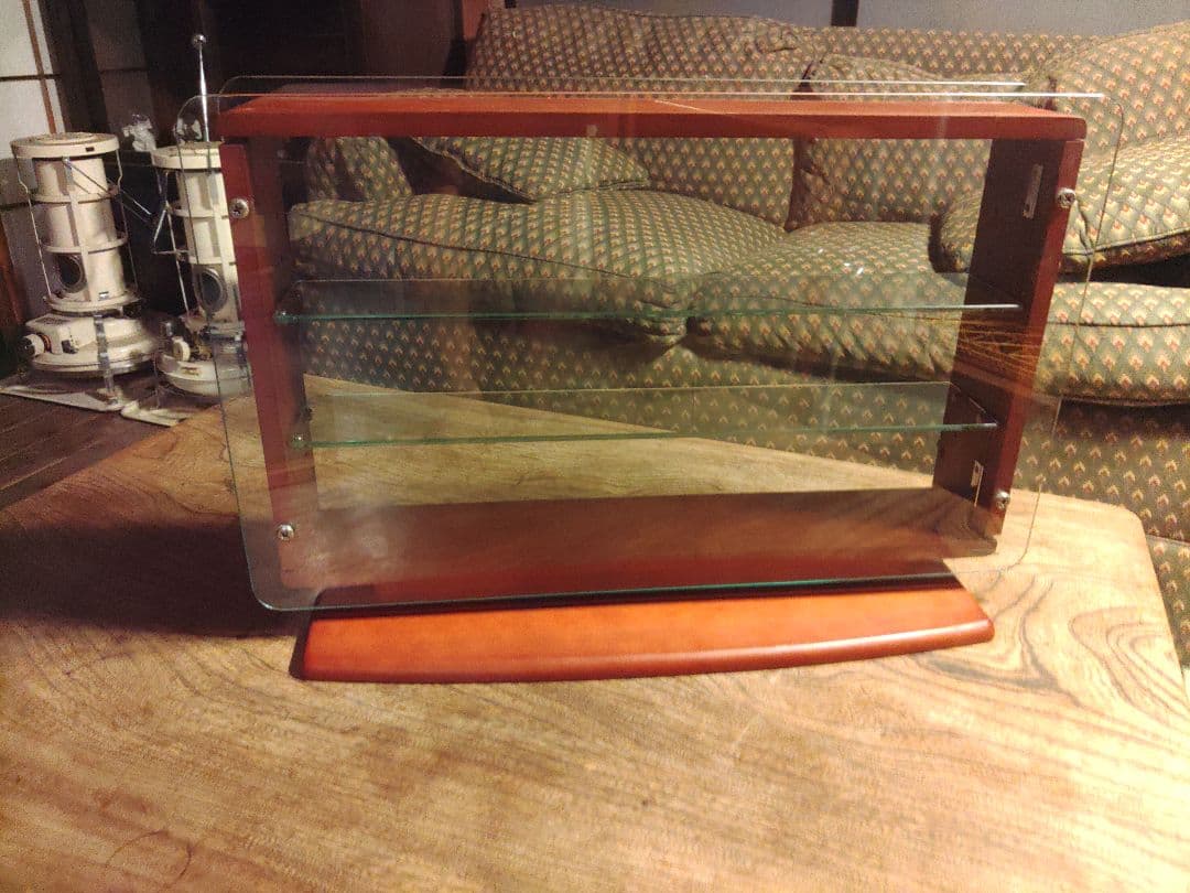 n様　ガラスケース　ディスプレイケース ショーケース　塩川光明堂　アンティーク