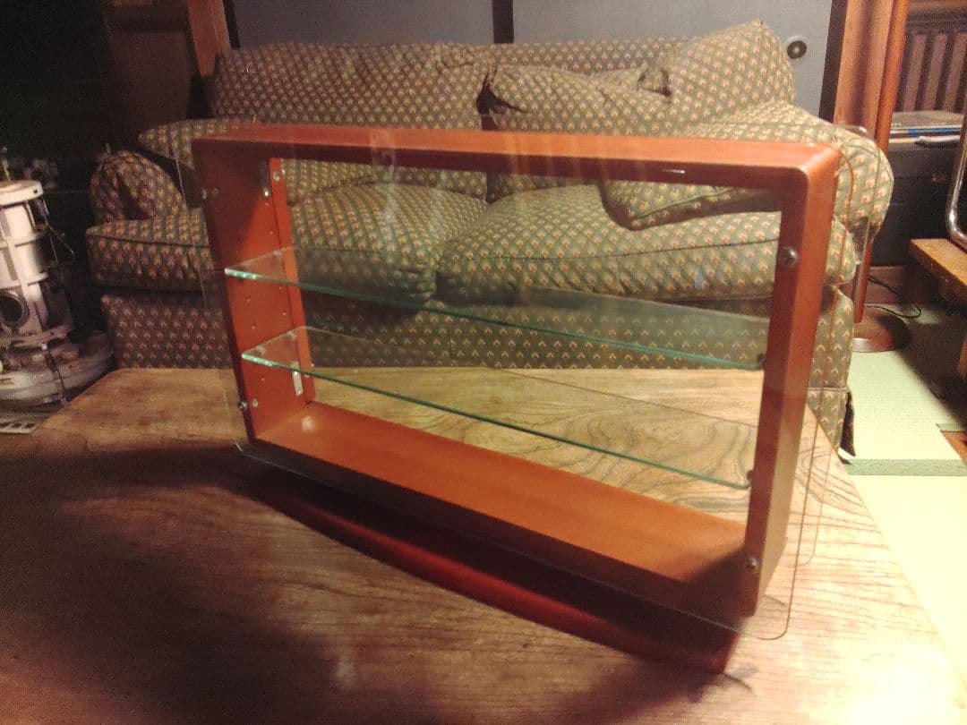 n様　ガラスケース　ディスプレイケース ショーケース　塩川光明堂　アンティーク