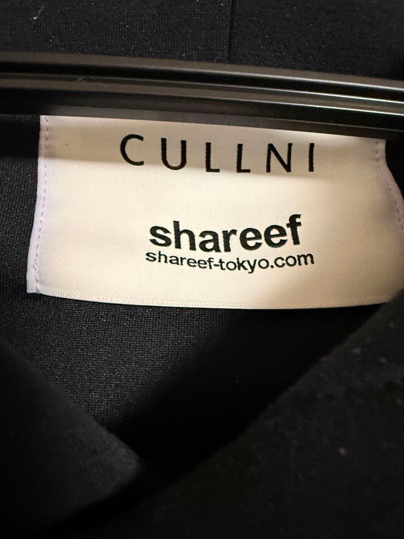 CULLNI × SHAREEF コラボパーカー　ブラック サイズ2