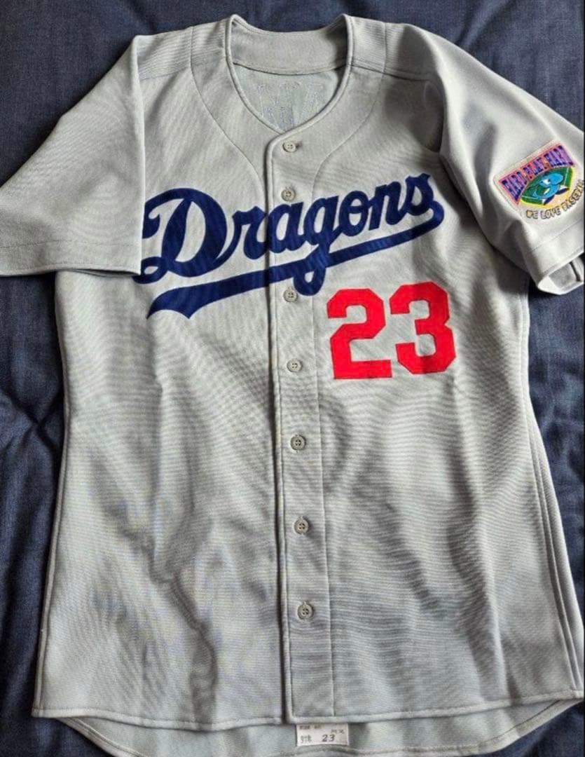 中日ドラゴンズ⭐️23 川又米利⭐️実使用ビジターユニフォーム