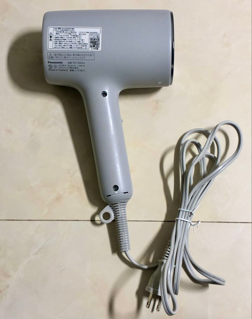 【美品】panasonic ナノケアドライヤー EH-NAOJ ミストグレー