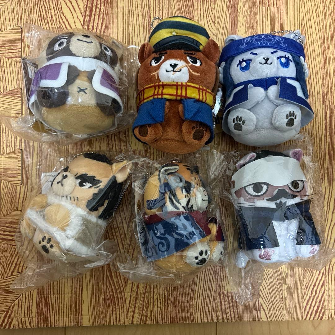 ゴールデンカムイ　どうぶつフォーゼ　ぬいぐるみ6体セット
