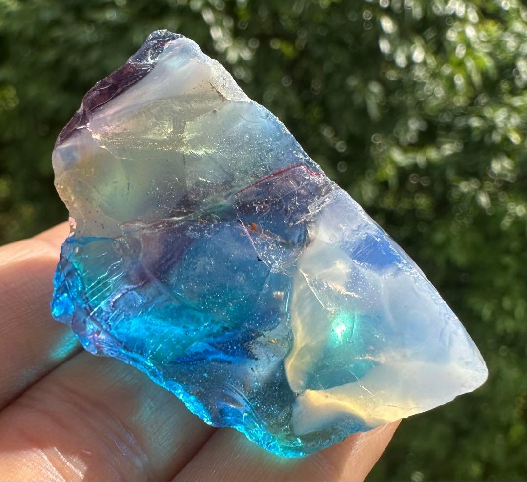 1点物シエラネバダ産アンダラクリスタル　マルチカラーレムリア ヒーリング瞑想