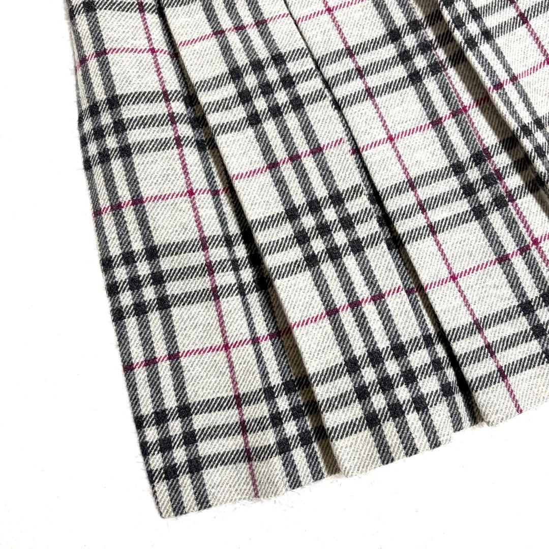 ✨美品✨ バーバリーロンドン プリーツスカート ノバチェック メガチェック 38