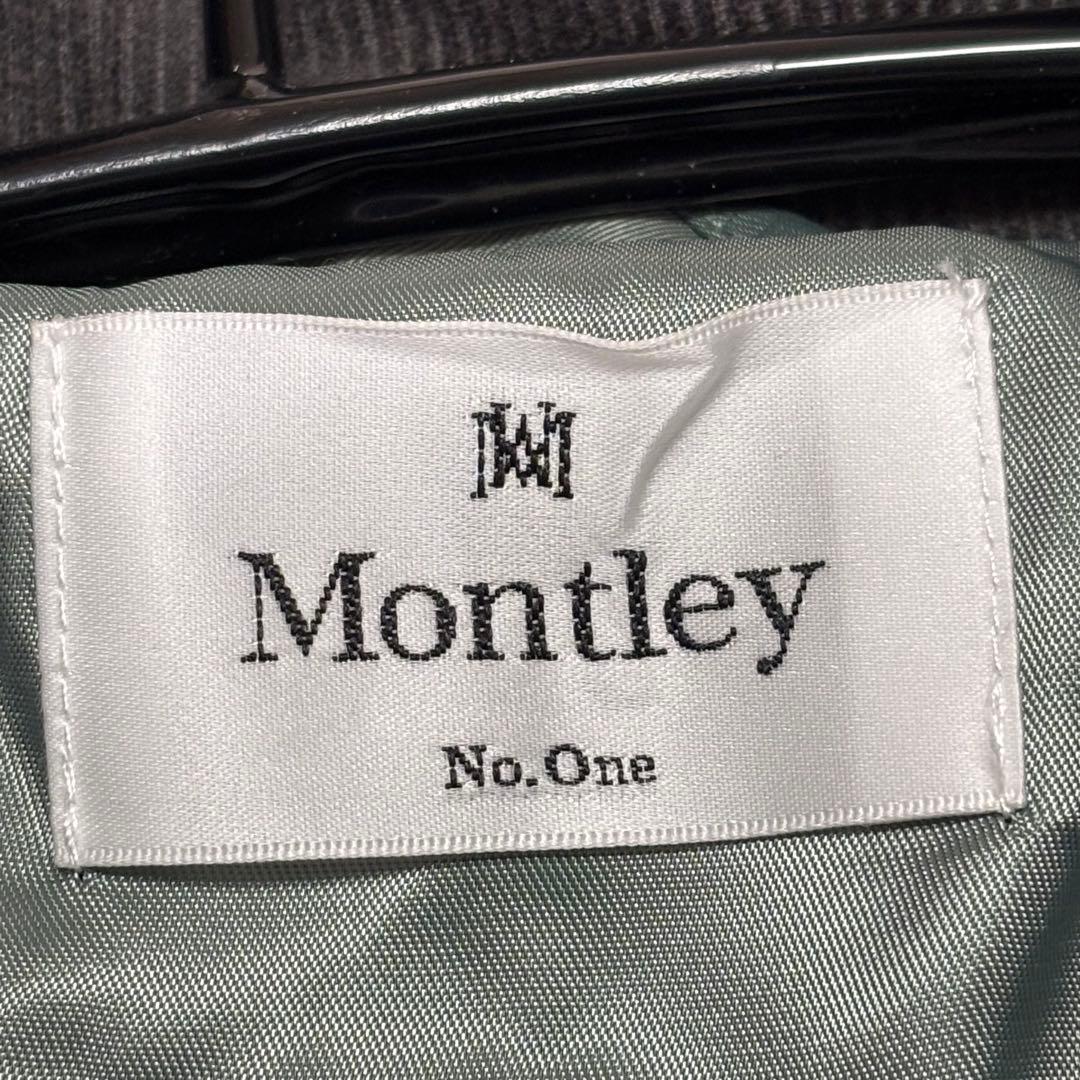 【美品】 Montley コットン ジップジャケット ブラック XL 刺繍