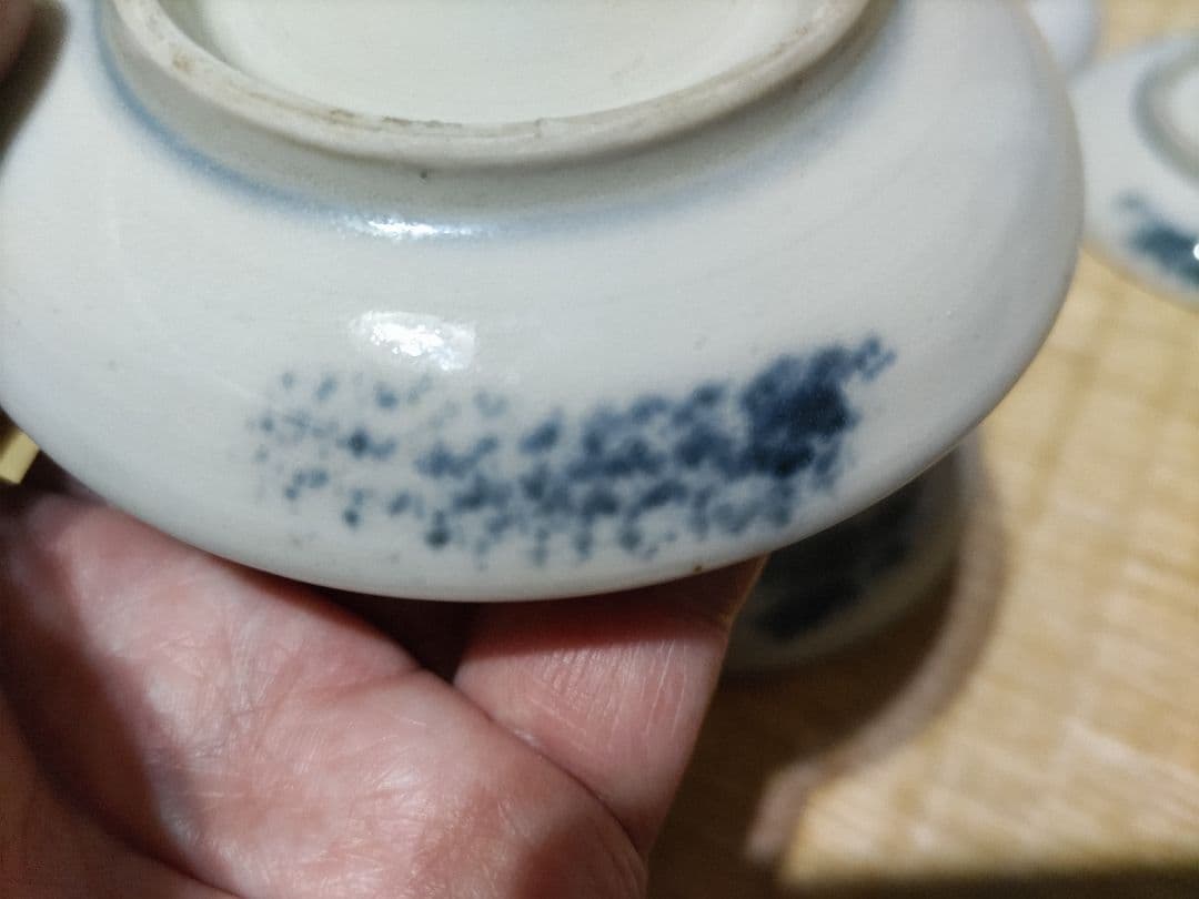 瀬戸太白手　or　瀬戸染付磁器　小皿（５枚セット）美品！