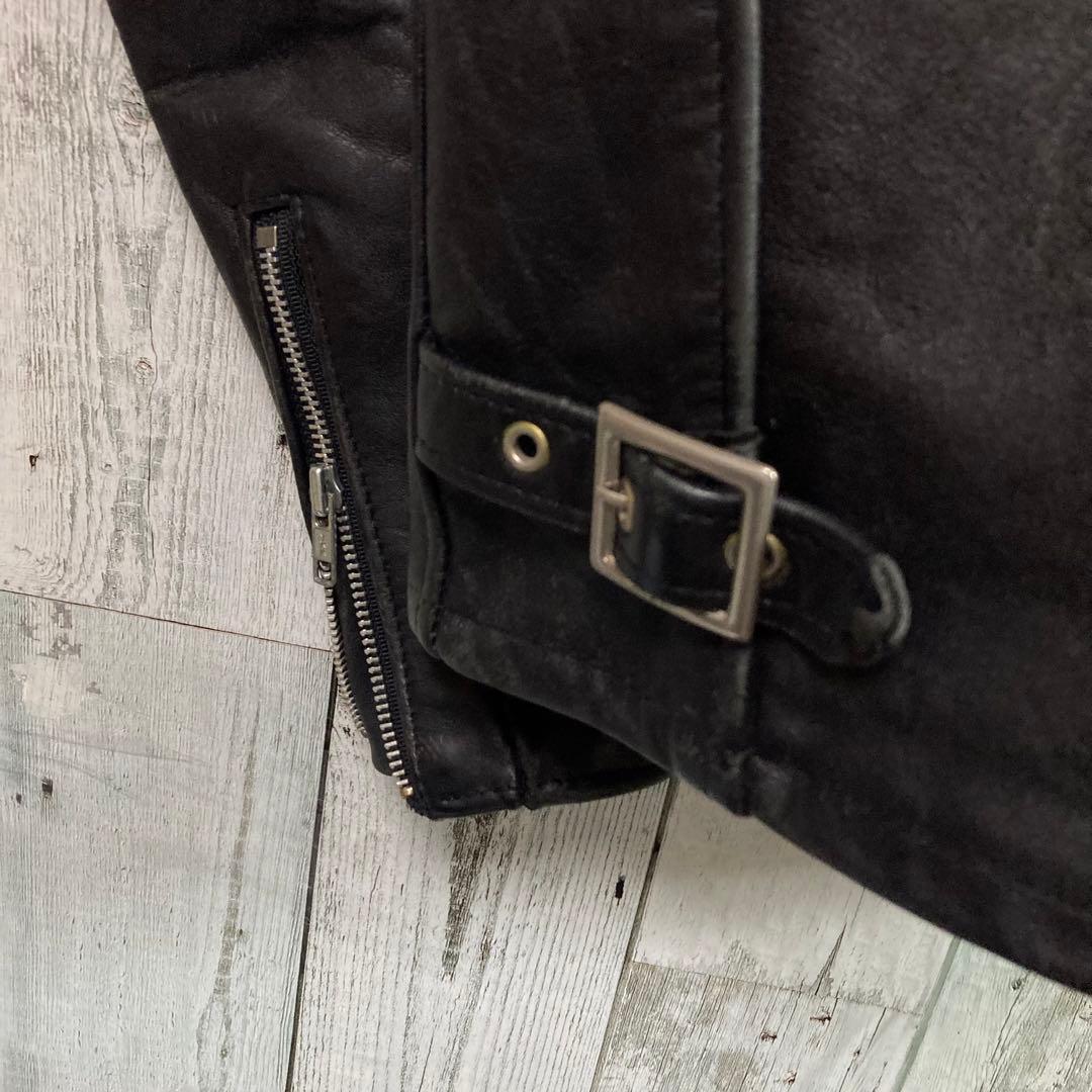 Schott ショット シングル ライダース ジャケット 36 ボアライナー付き