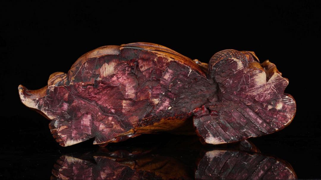 石彫 布袋尊 童子戯れ 置物 高さ21cm 七福神 縁起物 仏像 古美術 骨董品