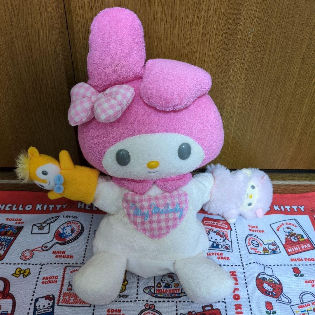 【希少レア】マイメロディ ・ ハンドパペット・ぬいぐるみ・サンリオ・レトロ