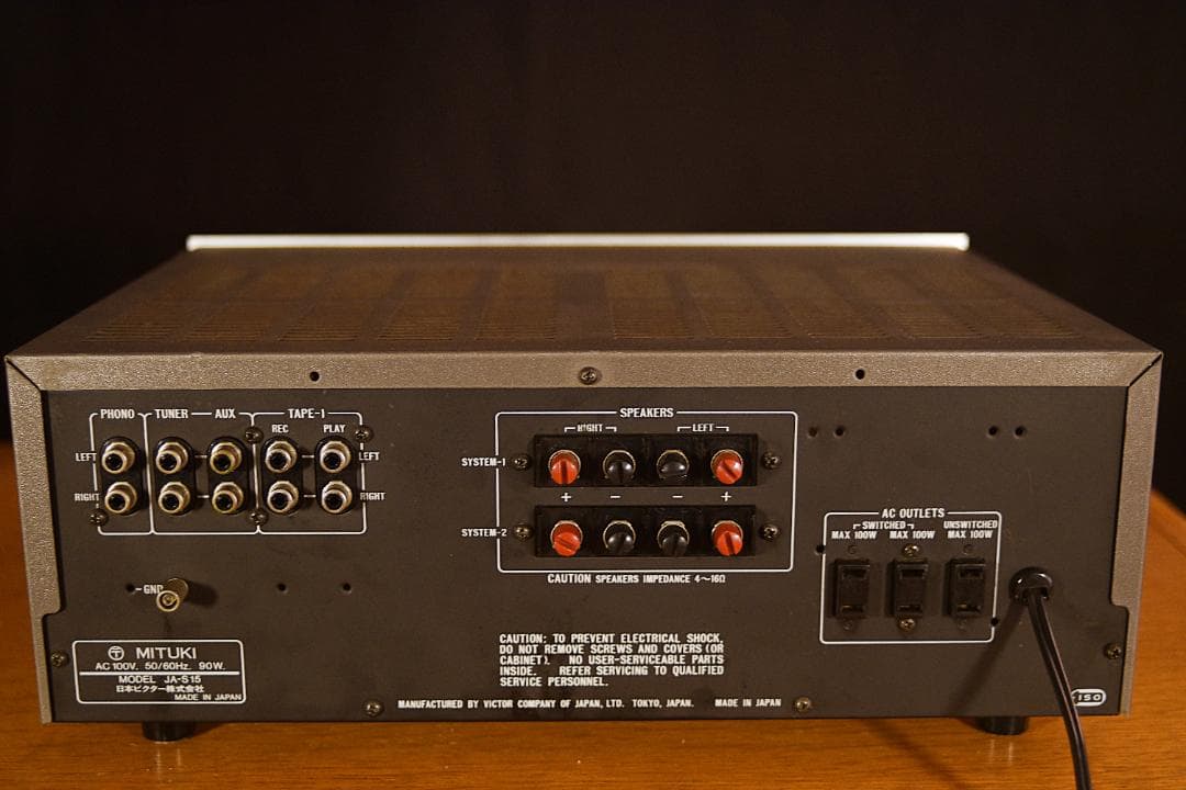 JA-S15 VICTOR プリメインアンプ メーターアンプ追加 動作品