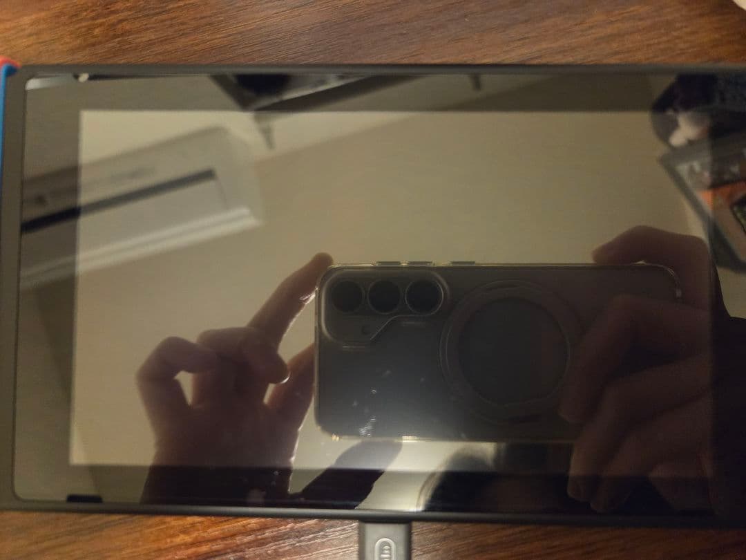 Nintendo Switch 本体 青とオレンジのジョイコン付き