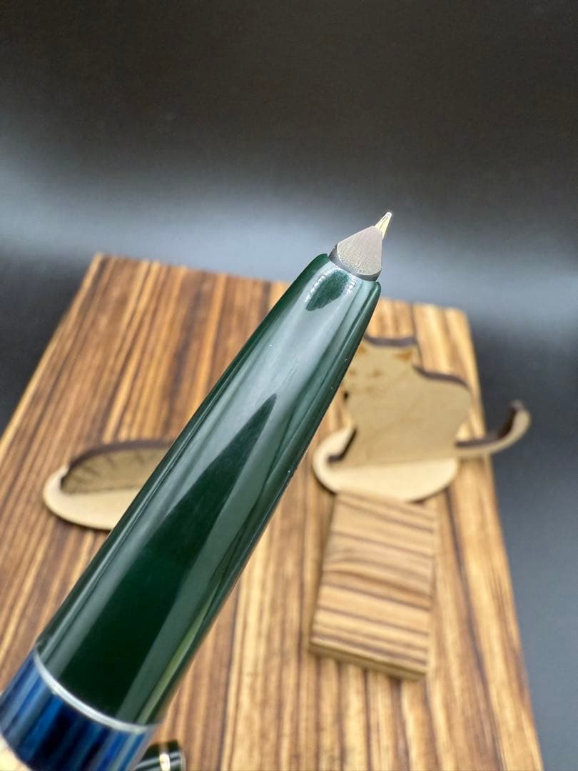 MONTBLANC 万年筆　NO.22 グリーン 14C