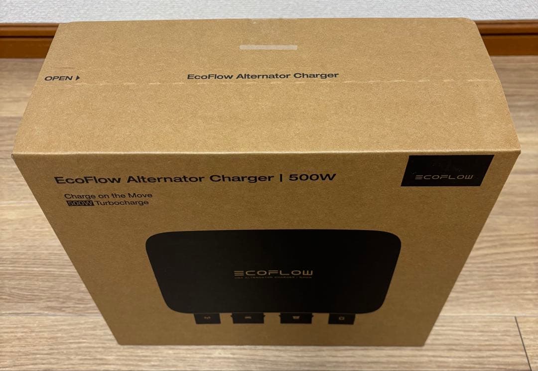 エコフロー EcoFlow 500Wオルタネーターチャージャー新品未使用未開封‼️