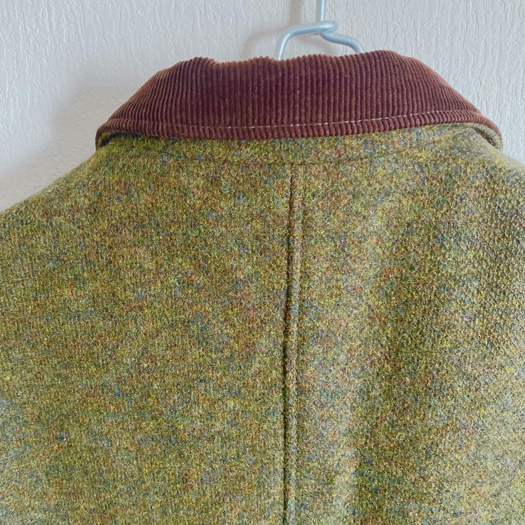 きれいめ◎CHILD WOMAN ウール　チェスターコート　オリーブカーキ系