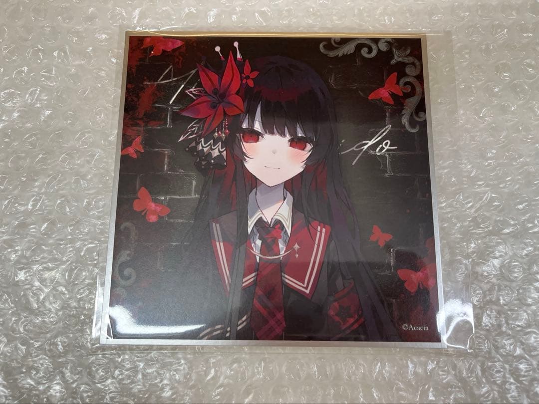 魔法少女ノ魔女裁判　二階堂ヒロ　色紙　中国CF