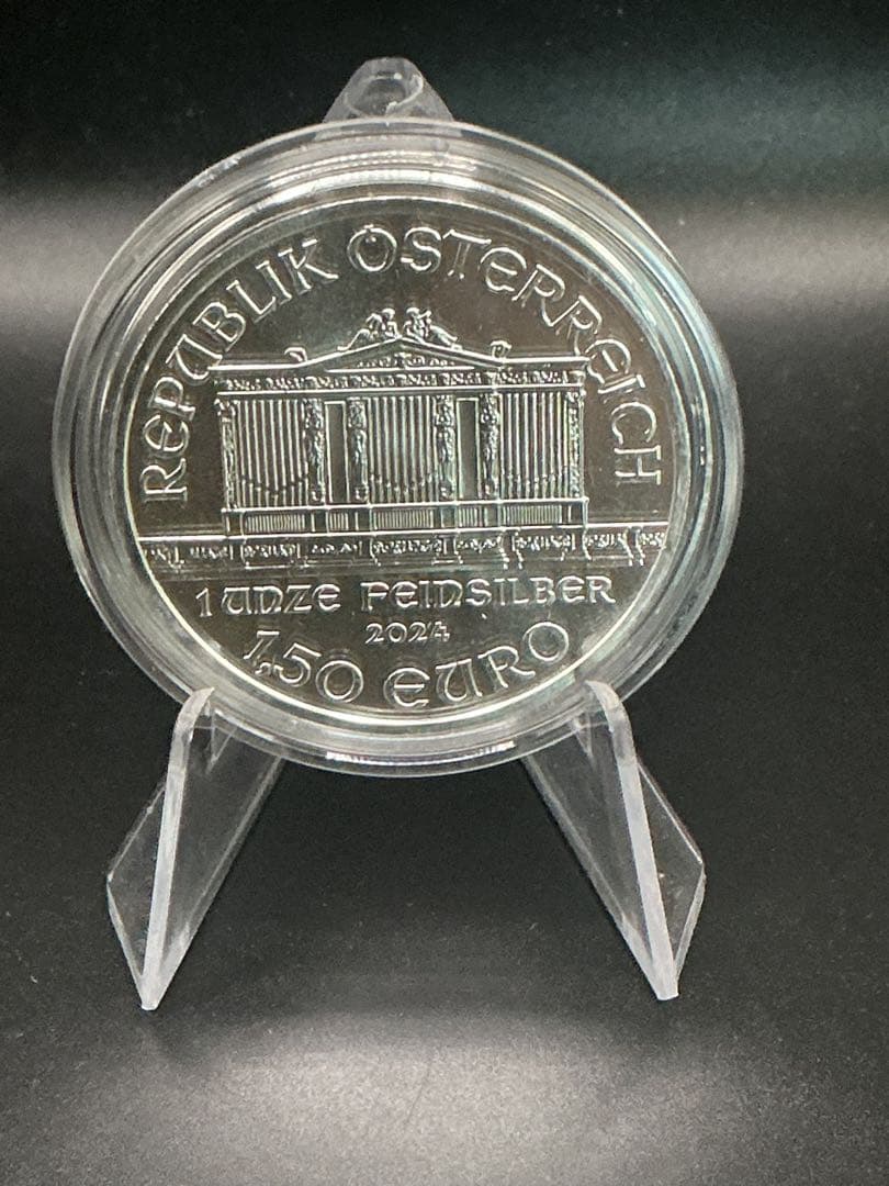 2024年オーストリア・ウィーン・フィルハーモニー「フラッグ」カラー銀貨