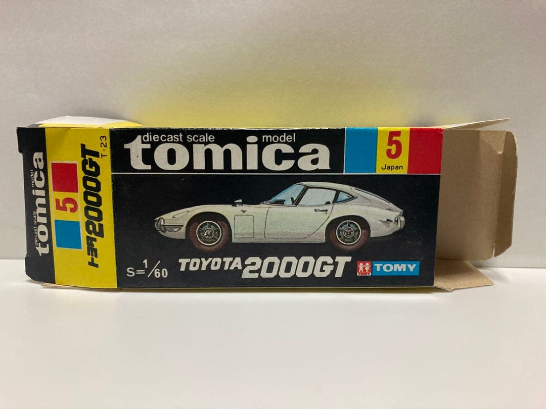 トミカ　日本製　トヨタ2000GT 1Aホイール　黒箱
