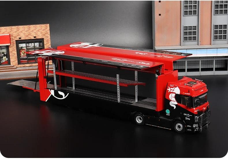 ケンファイ 1/64 スカニア  トランスポーター アルファロメオ