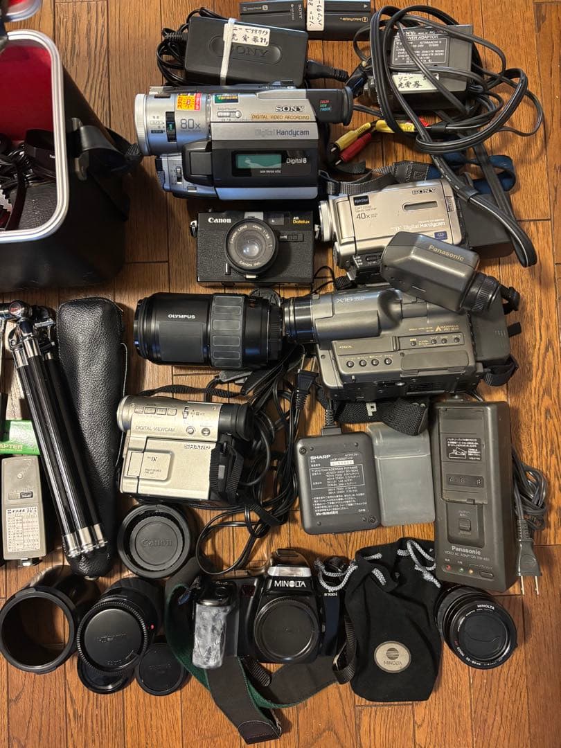 カメラ　ストロボ　ビデオカメラまとめ