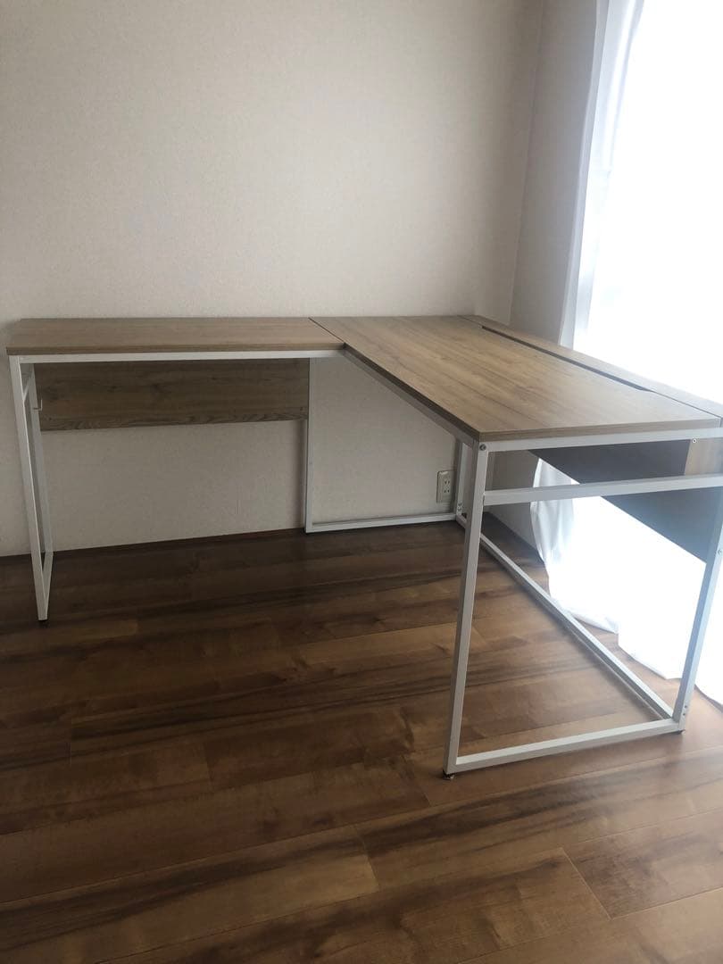 値下げ！【Habiano】L字型デスク