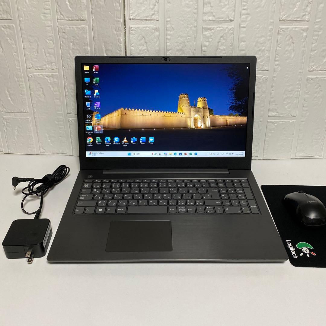 Windows11 オフィス付きWebカメラ　SSD美品　LENOVOノートPC