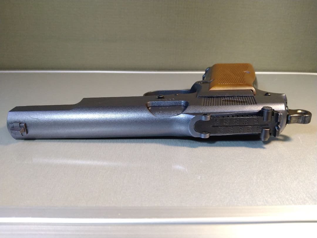 希少な極美品！タナカ　ブローニングハイパワー　ミリタリー　ガスブロ　ガス漏なし！