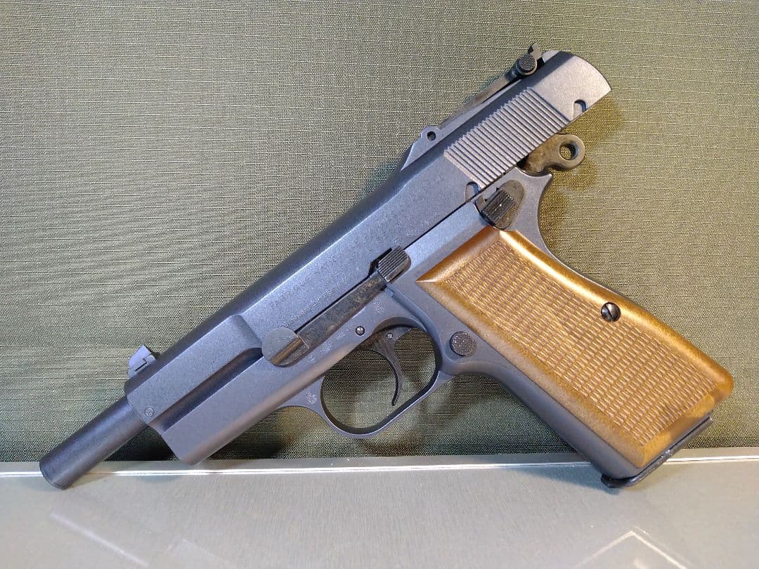 希少な極美品！タナカ　ブローニングハイパワー　ミリタリー　ガスブロ　ガス漏なし！