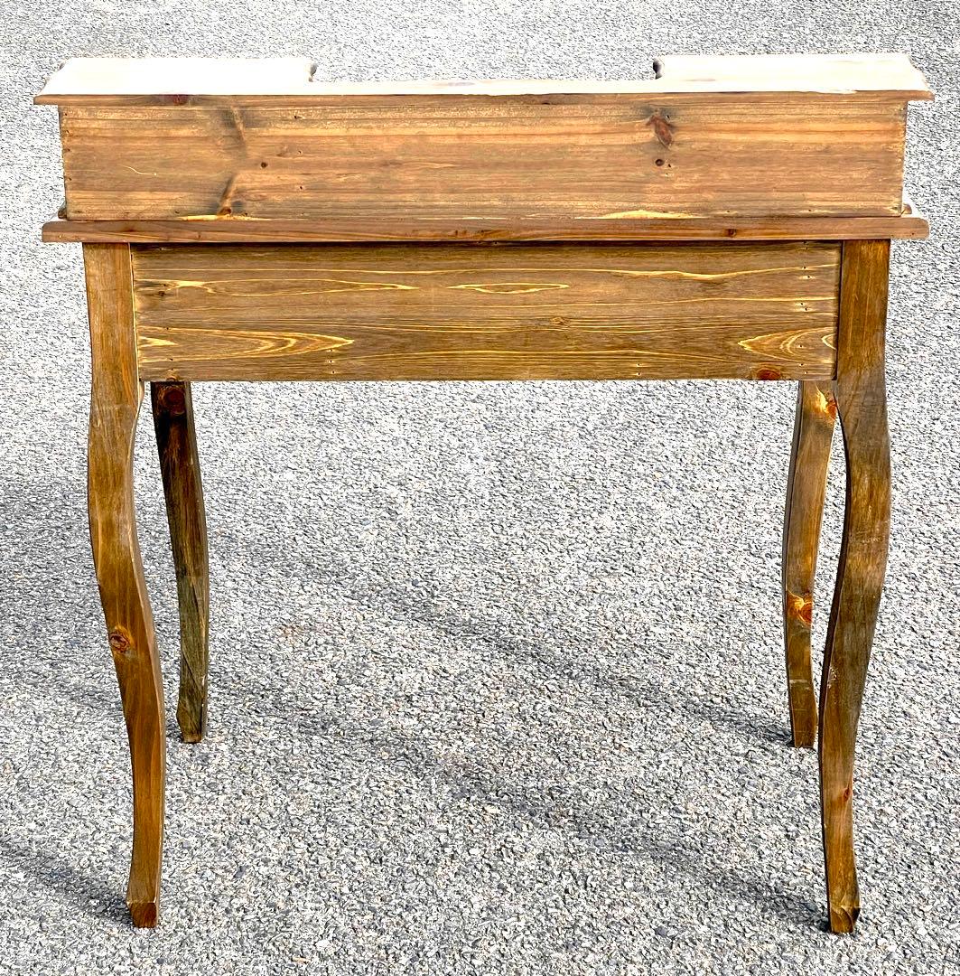 洋風　アンティークデスク　木製　軽量　テーブル　イスセット