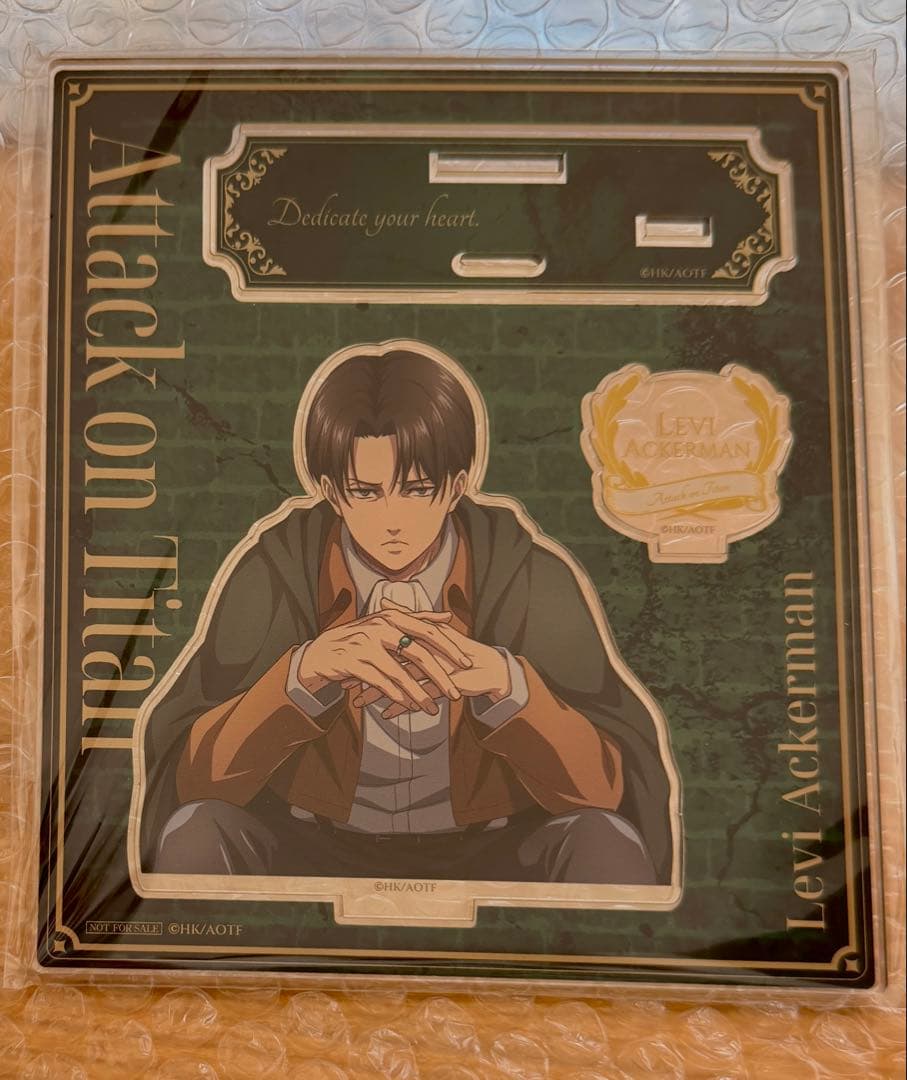 進撃の巨人 リヴァイ兵士長バースデー記念リング付属 アクスタのみ