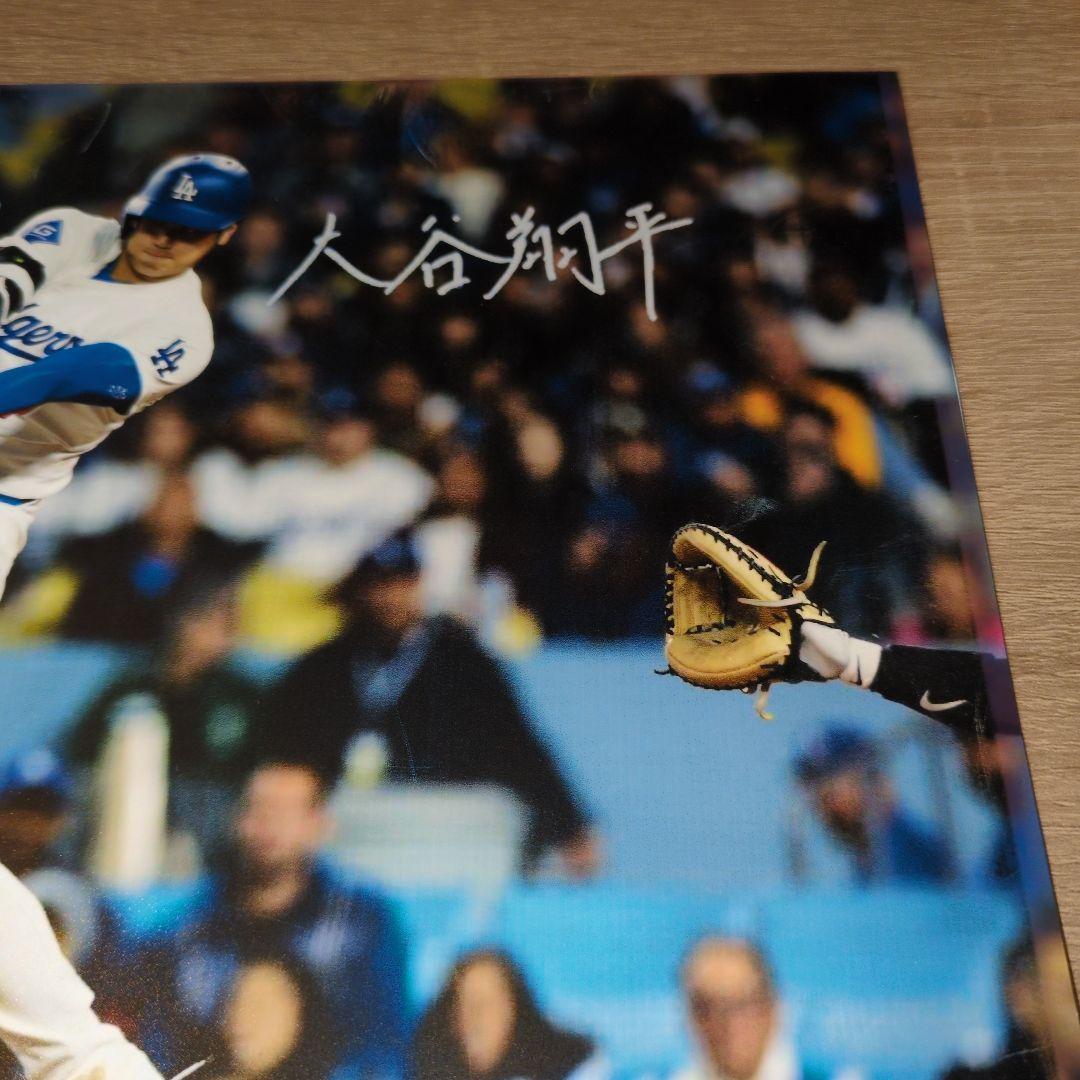 休日セール　大谷翔平選手　直筆サイン入り　写真　非売品　ドジャース