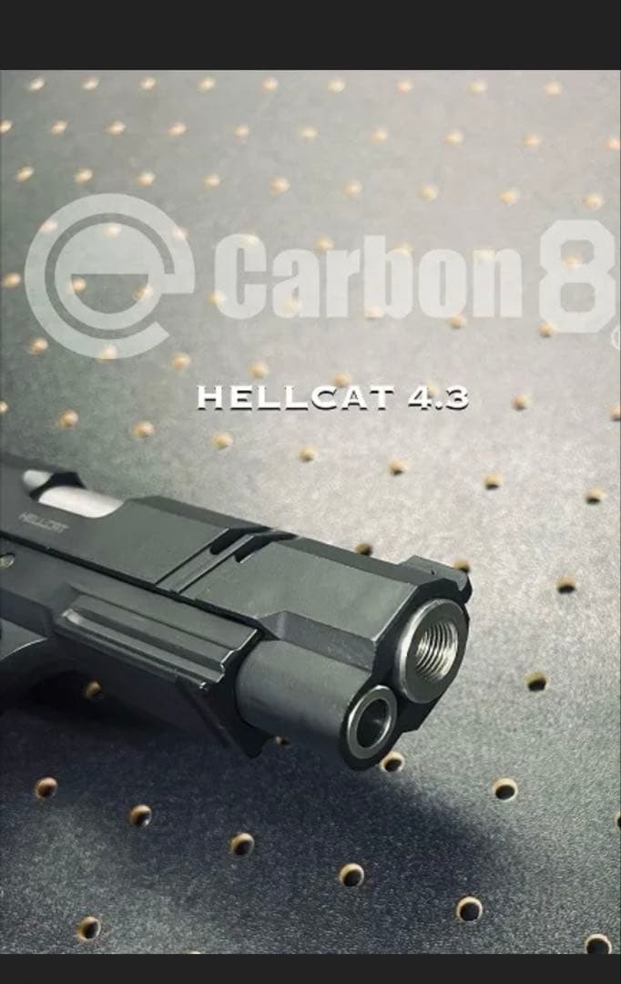 Carbon8 HELLCAT 4.3 ブラックモデルガン+ トレーサー