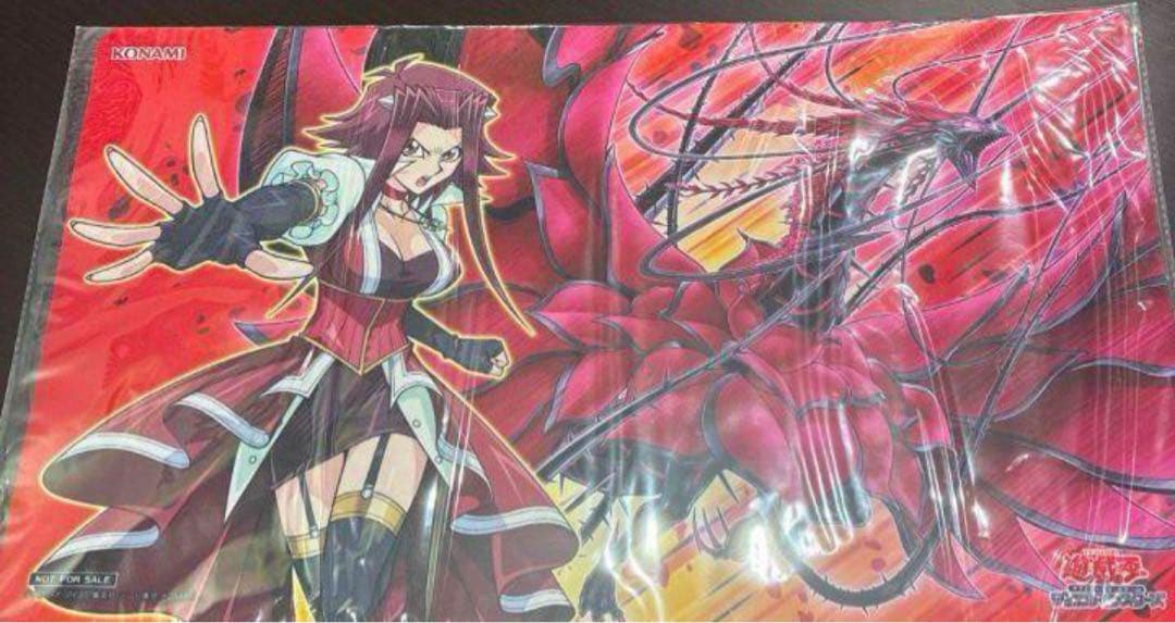 十六夜アキ ブラックローズドラゴン　TSUTAYAトーナメント　プレイマット