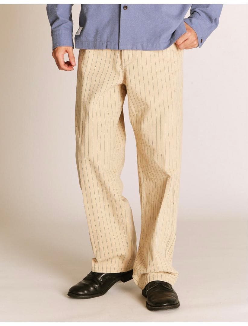 schott ヒッコリー　ストライプ　チノパン　ワークパンツ　アメカジ　ショット