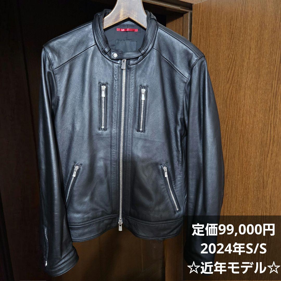 【2024年モデル】 LOVELESS シングルレザーライダース M ブラック