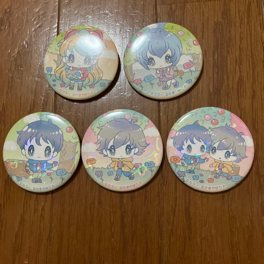 d*3様 エヴァンゲリオン　缶バッチ中古　5個セット