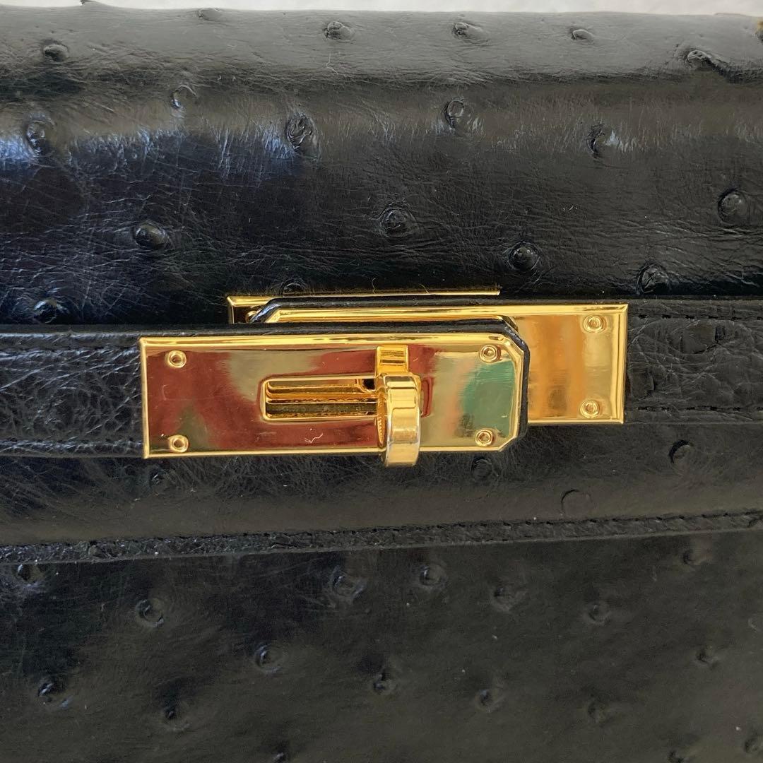 JRA認定 オーストリッチ皮バッグ　 フォーマル　極秘品