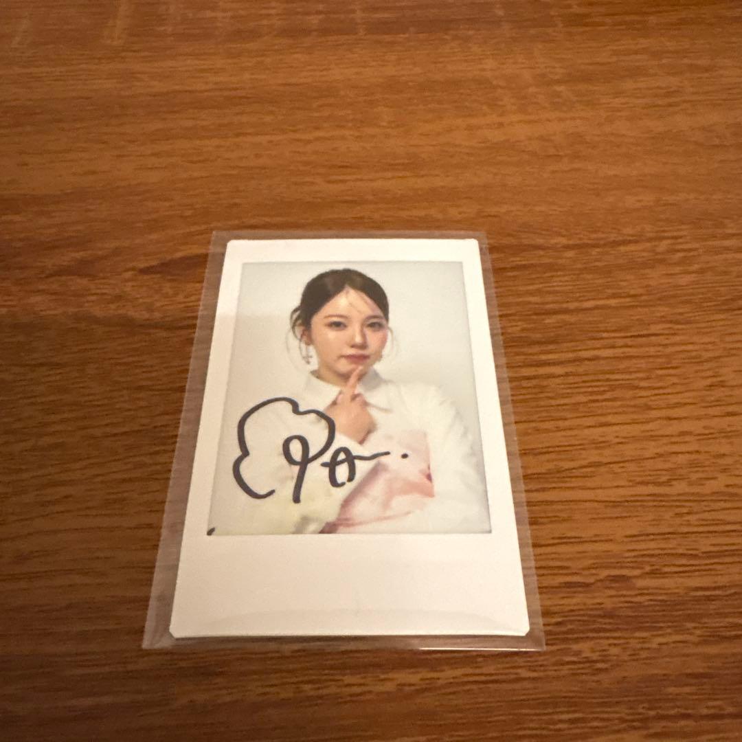 NiziU UNIVERSE アヤカ　直筆サインチェキ