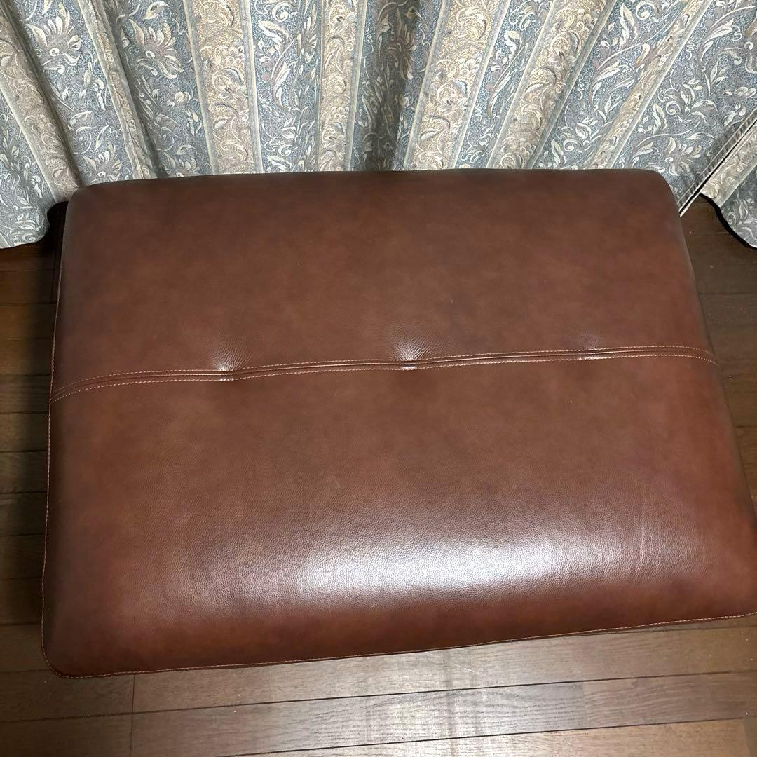 【良品】村内家具 OKAY ユーロノート スツール 本革