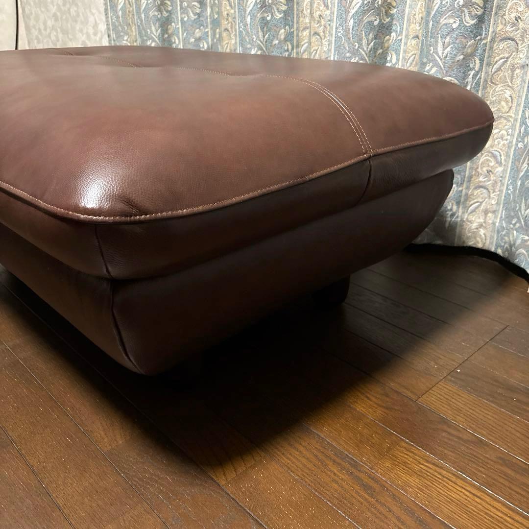 【良品】村内家具 OKAY ユーロノート スツール 本革