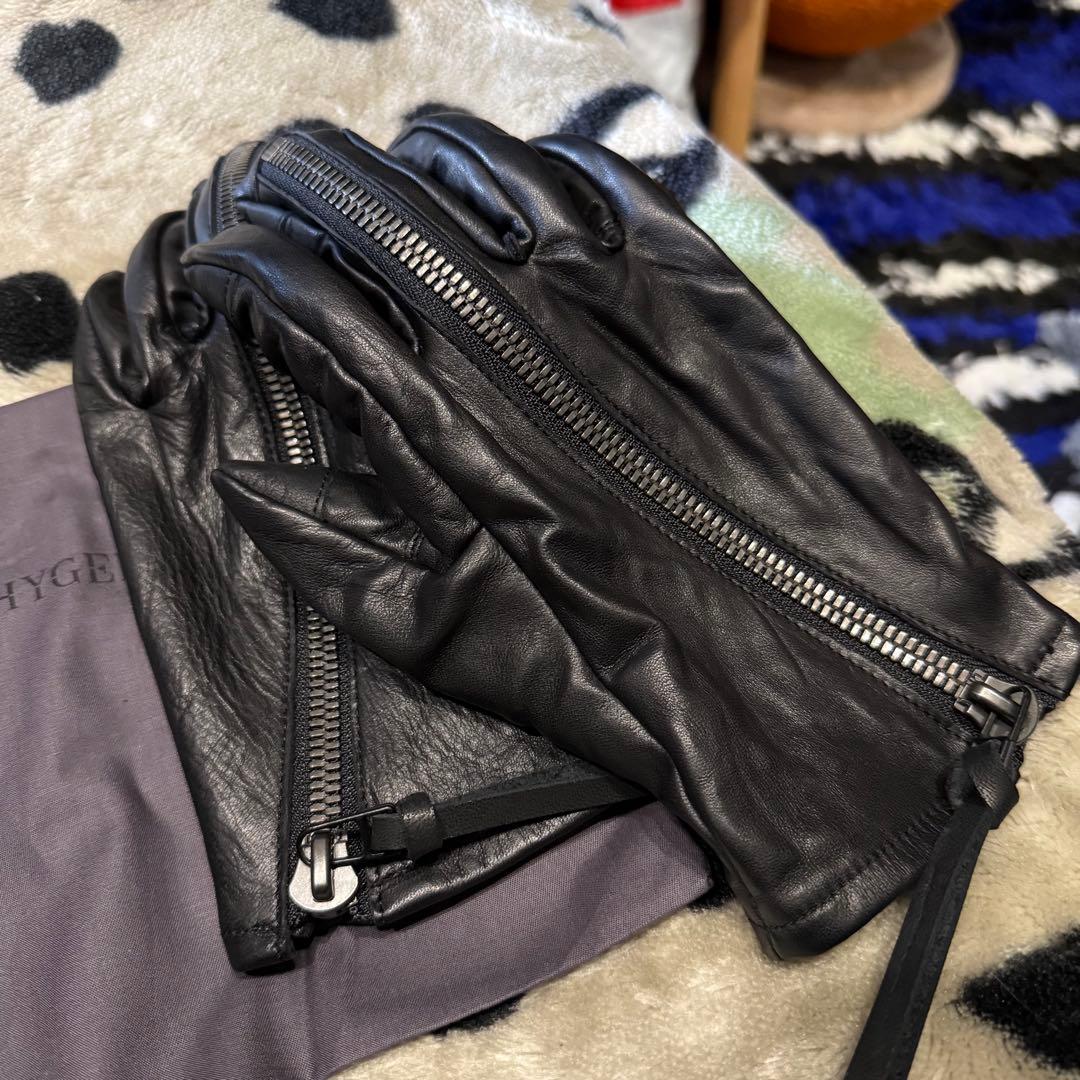 小物 D.HYGEN 25AW Horse Leather ZIP Gloves