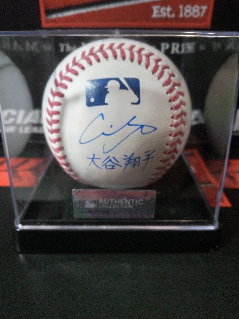 ケース付き　大谷翔平　直筆サインボール　漢字サイン　MLB公式球