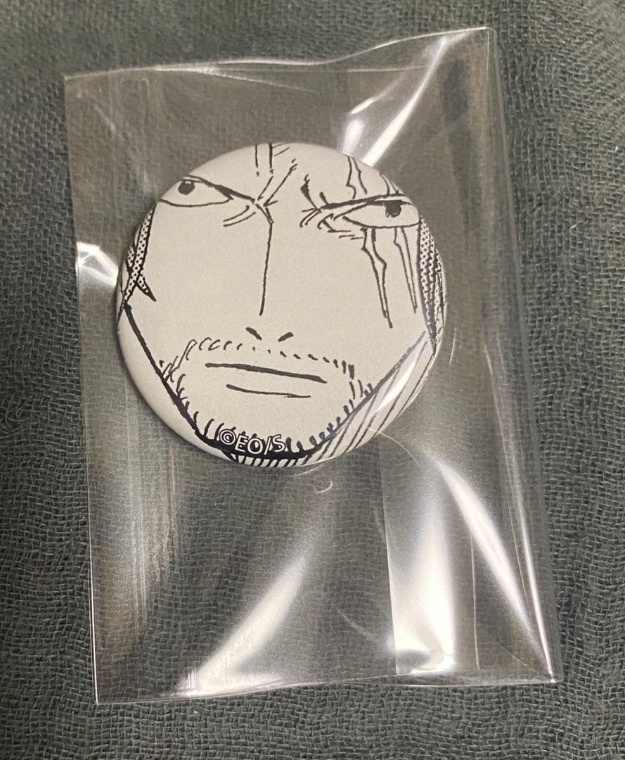 ミートザワンピ　オールフェイス缶バッジ　シャンクス