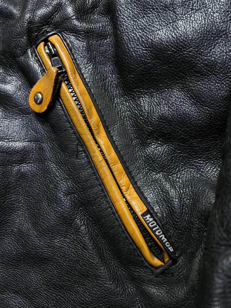 1990‘s Leather Riders Jacket Moto Mod